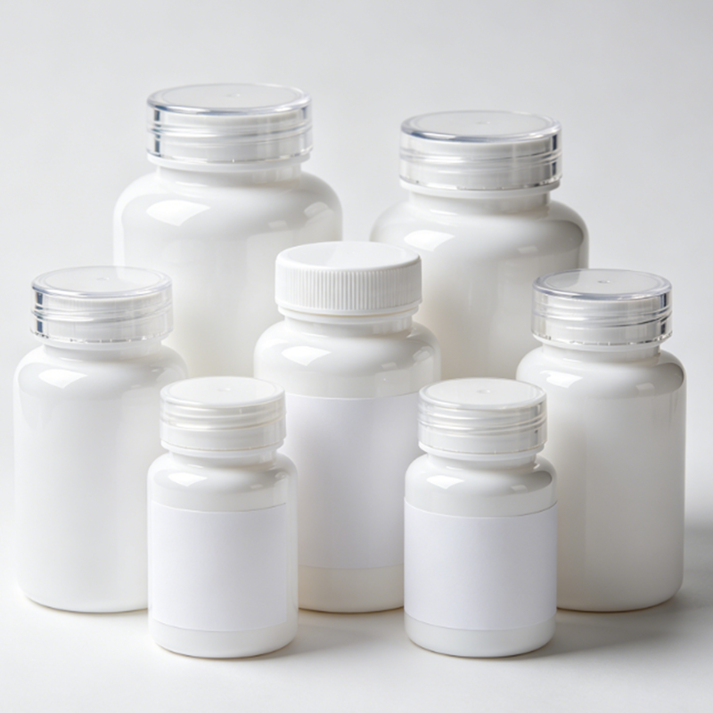 50 مل 100 مل زجاجة دواء HDPE مستديرة فارغة