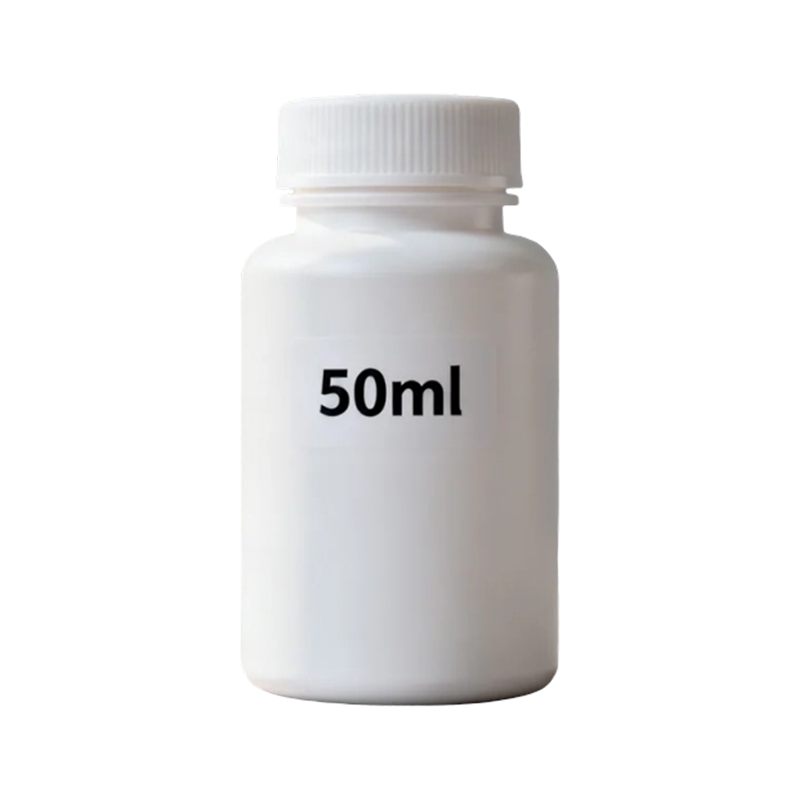 50 مل 100 مل زجاجة دواء HDPE مستديرة فارغة